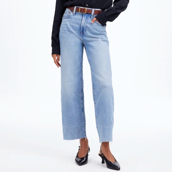 Madewell The Perfect Vintage Wide-Leg Crop Jean Size 26 - Picture 2 of 16